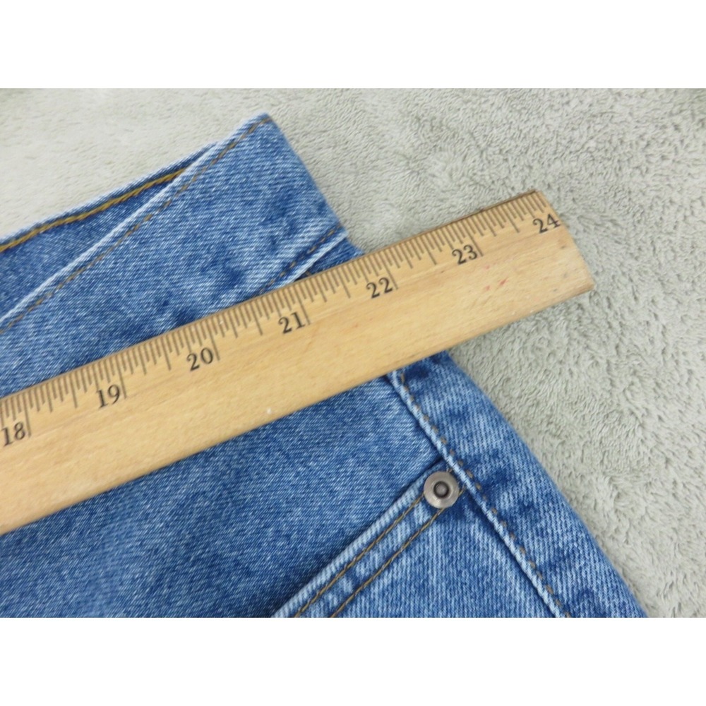 George Men's Blue Straight Leg 100% Cotton Comfy Regular‎ Jenas Size 44x30 - Picture 6 of 14